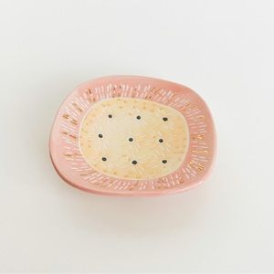 Anthropologie Whimsical Pink Trinket Dish